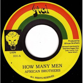 (7") AFRICAN BROTHERS - HOW MANY MEN / VERSION