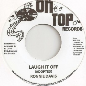 (7") RONNIE DAVIS - LAUGH IT OFF  / VERSION