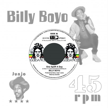 (7") BILLY BOYO - ONE SPLIFF A DAY  / ROOTS RADICS - ONE DUB A DAY