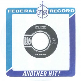 (7") THE MARVELS- ROCK STEADY / LLOYD CHARMERS ‎– TRAVELLING ON