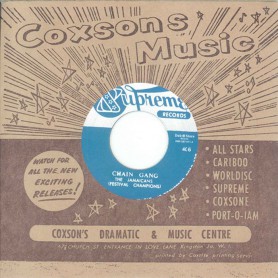 (7") THE JAMAICANS - CHAIN GANG  / JACKIE MITTOO & THE SOUL BROS. ‎– DO THE BOGALOO