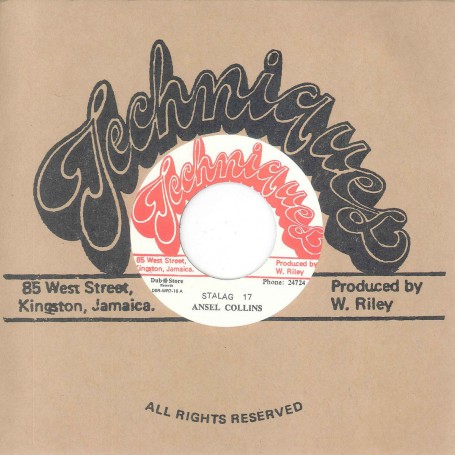 (7") ANSEL COLLINS - STALAG 17 / TECHNIQUES ALL STARS ‎– STALAG 18