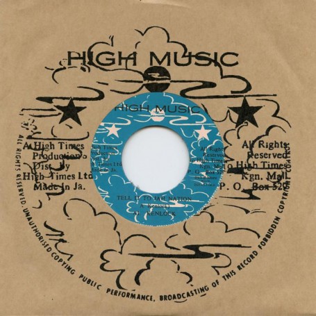 (7") AL KENLOCK - TELL IT TO JAH NATION / SHORT MAN - LIGHT YOUR SPLIFF