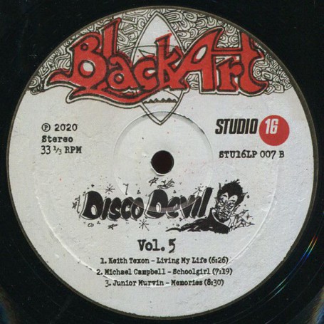 LP) LEE SCRATCH PERRY - DISCO DEVIL VOL.5 : 6 MORE CLASSICS DISCOMIXES FROM  THE BLACK ARK