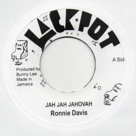 (7") RONNIE DAVIS - JAH JAH JAHOVIAH / VERSION