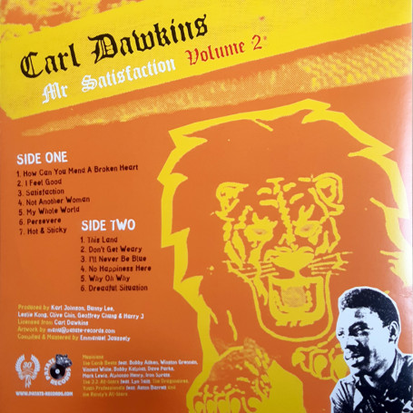 LP) CARL DAWKINS - MR SATISFACTION VOLUME 2 : 13 HOT SOULFUL