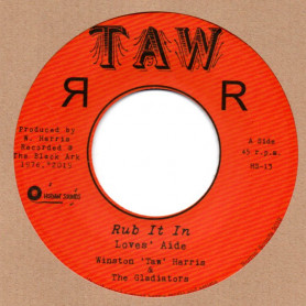 (7") LOVES AIDE (WINSTON HARRIS & THE GLADIATORS) - RUB IT IN / RUB IT IN DUB