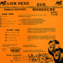 (LP) THE TWINKLE BROTHERS - DUB MASSACRE PART 5 LION HEAD