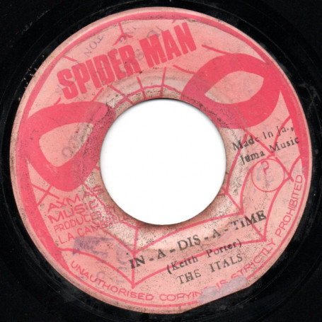 (7") THE ITALS - IN A DIS A TIME / VERSION