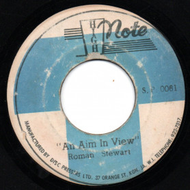 (7") ROMAN STEWART - AN AIM IN VIEW / THE REVOLUTIONARIES - THERE'S A DUB