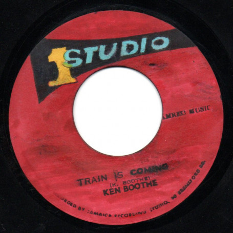 (7") KEN BOOTHE - TRAIN IS COMING / SOUND DIMENSION - PART 2