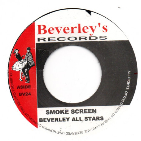 (7") BEVERLEY ALL STARS - SMOKE SCREEN / BABA BROOKS - SLY MONGOOSE