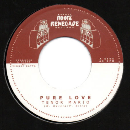 (7") TENOR MARIO - PURE LOVE / PURE DUB