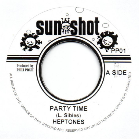 (7") HEPTONES - PARTY TIME / BOBBY KALPHAT - ZION HILL