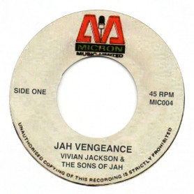 (7") VIVIAN JACKSON & THE SONS OF JAH - JAH VENGEANCE / THE SONS OF JAH - TUBBY'S VENGEANCE