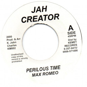 (7") MAX ROMEO - PERILOUS TIME / PERILOUS DUB