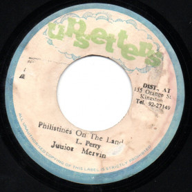 (7") JUNIOR MURVIN - PHILISTINES ON THE LAND / EARL SMITH & THE UPSETTERS - BINGO KID