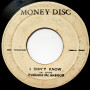 (7") FREDDIE McGREGOR - I DON'T KNOW / FREDDIE & SOUND DIMENSION - I DON'T KNOW PART 2