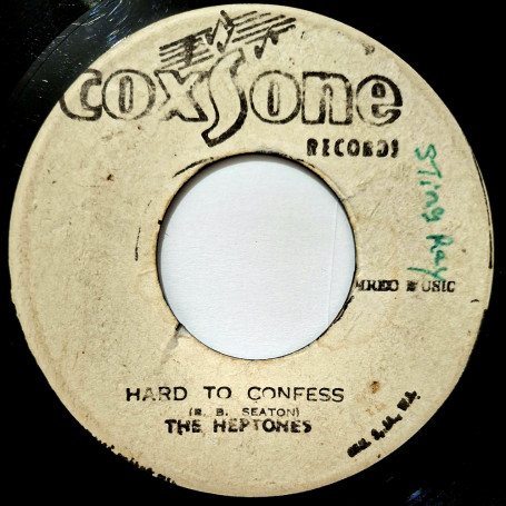 (7") THE HEPTONES - HARD TO CONFESS / FREDDIE, HEPTONES & NEW ESTABLISHMENT - HARD TO CONFESS VERSION