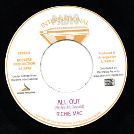 (7") RICHIE MAC - ALL OUT / AUGUSTUS PABLO - LIGHTNING & THUNDER