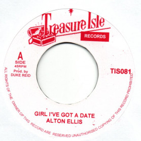 (7") ALTON ELLIS - GIRL I'VE GOT A DATE / BLACKMANS WORLD