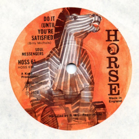 (7") SOUL MESSENGERS - DO IT (UNTIL YOU'RE SATISFIED) / COLLIE DUB