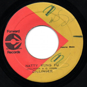 (7") DILLINGER - NATTY KUNG FU / POISON ON BOND ST