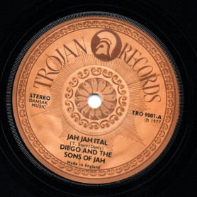 (7") DIEGO & THE SONS OF JAH - JAH JAH ITAL / INSTRUMENTAL