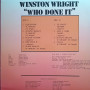 (LP) WINSTON WRIGHT - WHO DONE IT