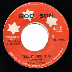 (7") GLEN BROWN - TELL IT LIKE IT IS / VERSION