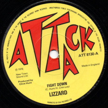 (7") LIZZARD - FIGHT DOWN / JAH JAH BLESS I