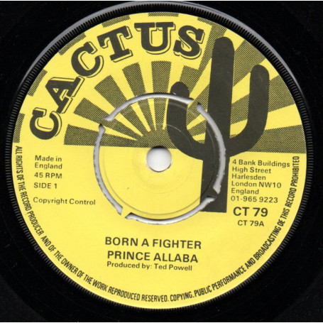 (7") PRINCE ALLABA - BORN A FIGHTER / TRADITION ALL STARS - DUB