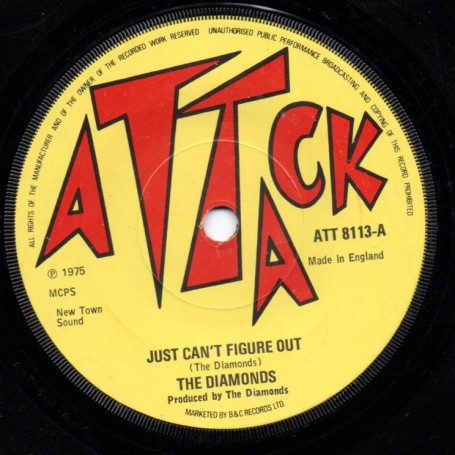 (7") THE DIAMONDS - I JUST CAN'T FIGURE OUT / VERSION