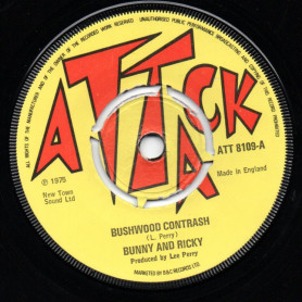 (7") BUNNY AND RICKY - BUSHWOOD CORNSTRASH / THE UPSETTERS - CALLYING BUTT