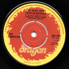 (7") THE JAMAICANS - MY HEART JUST KEEPS ON BREAKING / INSTRUMENTAL