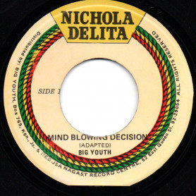 (7") BIG YOUTH - MIND BLOWING DECISION / BIG YOUTH & THE ARKANGELS - HEAD ON COLLISION