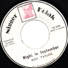 (7") ROD TAYLOR - NIGHT IN SEPTEMBER / VERSION