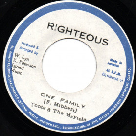 (7") TOOTS & THE MAYTALS - ONE FAMILY / MISSING YOU