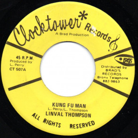 (7") LINVAL THOMPSON - KUNG FU MAN / THE UPSETTERS - FU MAN VERSION