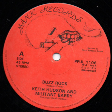 (12") KEITH HUDSON & MILITANT BARRY - BUZZ ROCK / BUZZWELL ROCK