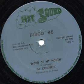 (12") AL CAMPBELL - WORD OF MY MOUTH / GIVE THE PEOPLE