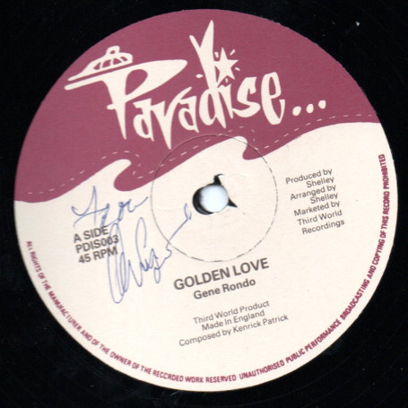 (12") GENE RONDO - GOLDEN LOVE / PAT KELLY & OSSIE SCOTT - SO LONG