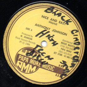 (12") ANTHONY JOHNSON - NICE AND EASY / LADY G - GHETTO ROCK