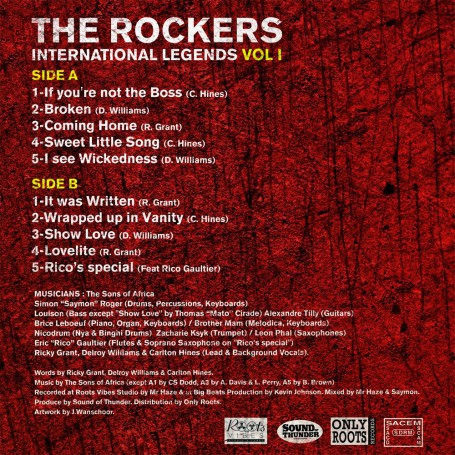 LP) THE ROCKERS INTERNATIONAL LEGENDS SHOWCASE VOL.1